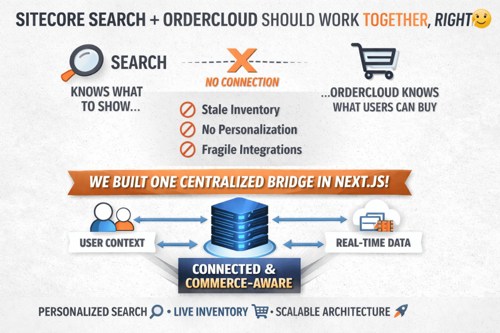 Bridging Sitecore Search and OrderCloud in&nbsp;Next.js